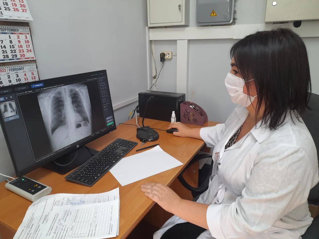 В течение месяца на новом флюорографе в Городской поликлинике №3 выполнено более тысячи исследований